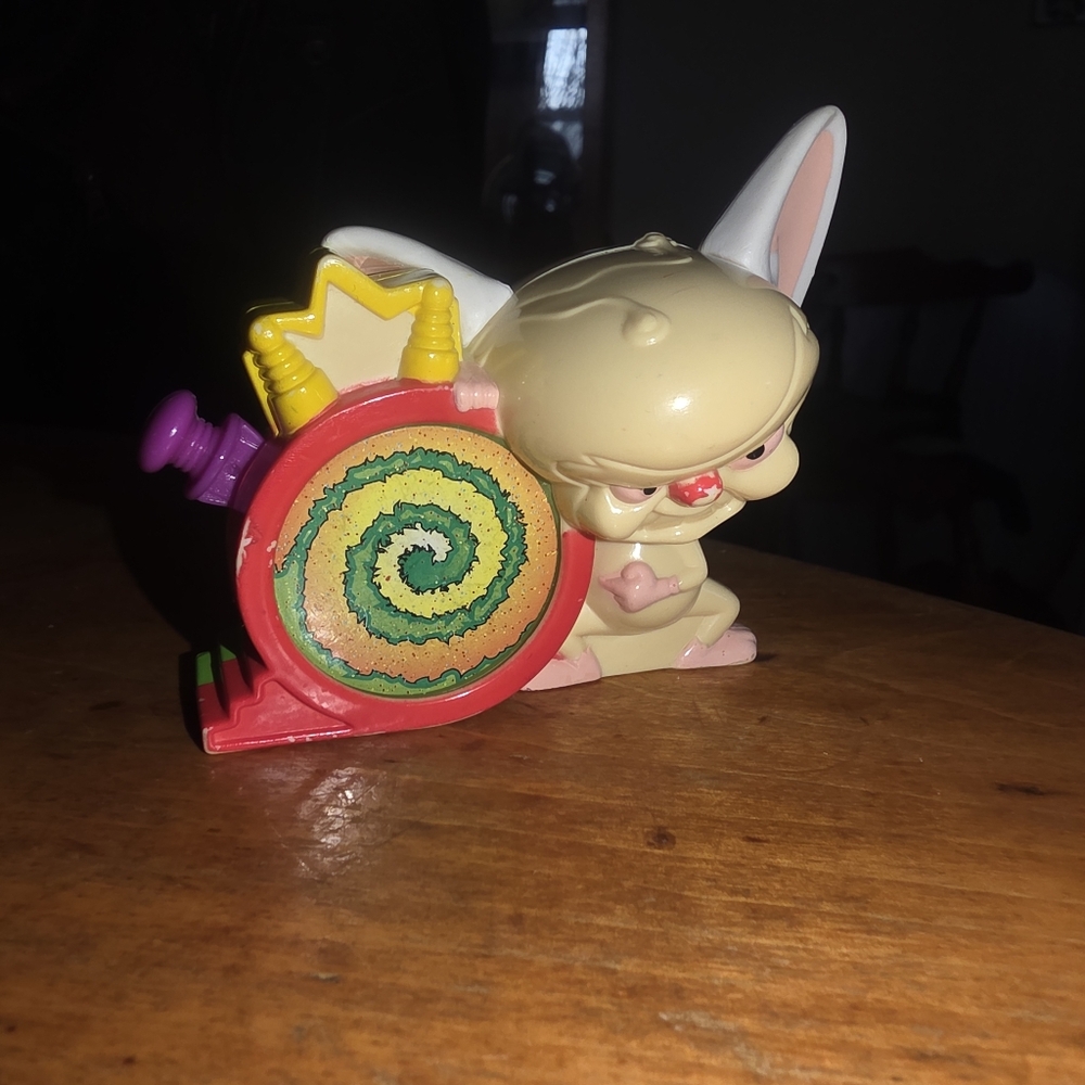 Pinky And The Brain Brain-O-Vision Wendy's Kids Meal Toy 1997 Used. Works